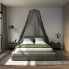 Mreža za komarce za krevet 3 pcs 156 mesh Crna O56 x 220 cm