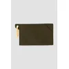 Usnjen etui za kartice AllSaints HEX CARDHOLDER zelena barva, W398XB