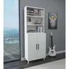 Hanah Home polica za knjige Oras, 65 cm, bela