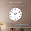 Compas Zidni sat 3294A, 35 cm, Braon