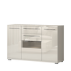 JELA KOMODA K150V-3KS1F/PN - kolekcija Piano - Bež lak/Bež Lak - 150x97x45 cm