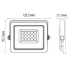 LED reflektor 10W 6500K LRFK02W-10/WH Bela