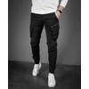 Denistar Muške pantalone 100/2708, Kargo, Crne