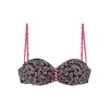 LASCANA Bikini zgornji del roza / črna / bela