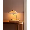 Opviq Stona lampa Miranda, Bež-zlatne boje