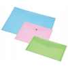 PANTA PLAST mapa A4 z gumbom FOCUS, zelena