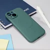 Maska za telefon iPhone 14 TERACELL GIULIETTA, Magsafe, Tamnozelena