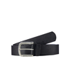 JACK & JONES Pas HARRY črna / srebrna