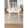 Hanah Home Trpezarijski sto Tor, 90x75x90 cm, Beli