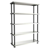 PVC / Kovinski regal (185 x 119 x 45 cm, nosilnost: 120 kg/polico)