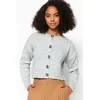 Trendyol siva mehka teksturirana gradientna pletenina Cardigan