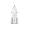 Auto punjac Moxom KC-15 2xUSB 5V/2.4A Type C beli