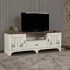 Hanah Home TV komoda Gazel 140, 140 cm, Belo-braon