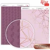 Papirji za scrapbooking Polygon A4 - copper polygon