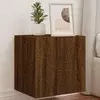 Zidni TV ormarić s LED svjetlima boja hrasta 40,5 x 35 x 40 cm