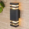 Fasadna zidna lampa crna stil 1