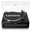 LENCO Lenco LS-430BK gramofon z jermenom, črn