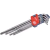 Extol Premium TORX L-ključi podaljšan, nastavljeno 9ks, T10-50