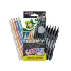 SET BARVICE+FLOMASTRI GLITTER METALLIC JOLLY 10/1