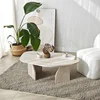 HANAH HOME Sto za dnevnu sobu Rock Travertine