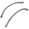 Vidaxl Ročaj 2 szt. srebrna 107 x 3.6 x 23 mm Nerjaveče jeklo