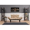 Atelier del Sofa Dvosed na razvlačenje Nitta 155x85x70cm Krem