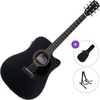 Pasadena PDC-200E SET Black Elektroakustična dreadnought