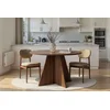 HANAH HOME Trpezarijski sto Virella Walnut