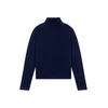 JUST CASHMERE Pulover Ava vijolično modra