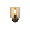 Searchlight 88912-1MO - Zidno svetlo SWEDEN 1xE27/60W/230V braon/zadimljeno