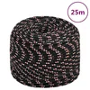 Brodski konop crni 10 mm 25 m od polipropilena