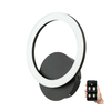 EGLO Parrapos-Z Zidna lampa, LED, 12W, IP20, Crna