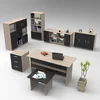 Hanah Home Kancelarijski set Hrast-Crni