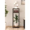Hanah Home kuhinjska polica Dh Decor, 35 cm, braon