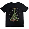 Mötley Crüe Xmas Crue (Back Print) Majica s kratkimi rokavi Black L