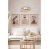 Wallity slika 3Dartsoho41, 3 dijela, 33 x 48 cm