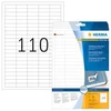 Herma etikete 38X12,7 A4/110 1/25 removable ( 02H4210 )