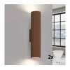 Brilagi - LED zidna svetiljka CRESTO 2xGU10/10W/230V 30 cm braon