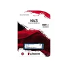 Kingston m.2 nvme 500gb ssd, nv3, pcie ( snv3s/500g )