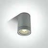 STROPNA SVJETILJKA 1×GU10/35W/230V IP54 SIVA