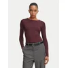 HUGO Bluza Dasiia 50545208 Bordo rdeča Slim Fit