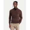 BOSS Pulover H-Fine 50571269 Temno rjava Regular Fit