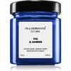 Vila Hermanos Apothecary Cobalt Blue Fig & Amber scented candle 150 g