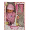Alltoys Lutka dojenček Bambolina Amore 33 cm z zdravniškim kompletom