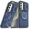Maska za mobilni telefon Samsung Galaxy S24 CAMSHIELD RING STAND, Plava