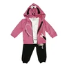 Komplet za bebe 1072, Crno-roze