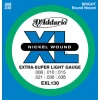 Strune za električno kitaro D`addario EXL130