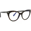 Tom Ford Ženski okvir za dioptrijske naočare Blue block 0FT6091-B 5253, Smeđi