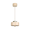 Luster na sajli IGNIA 1xE27/60W/230V bež/zlatan