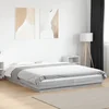 Okvir za krevet s LED svjetlima boja hrasta 150 x 200 cm drveni